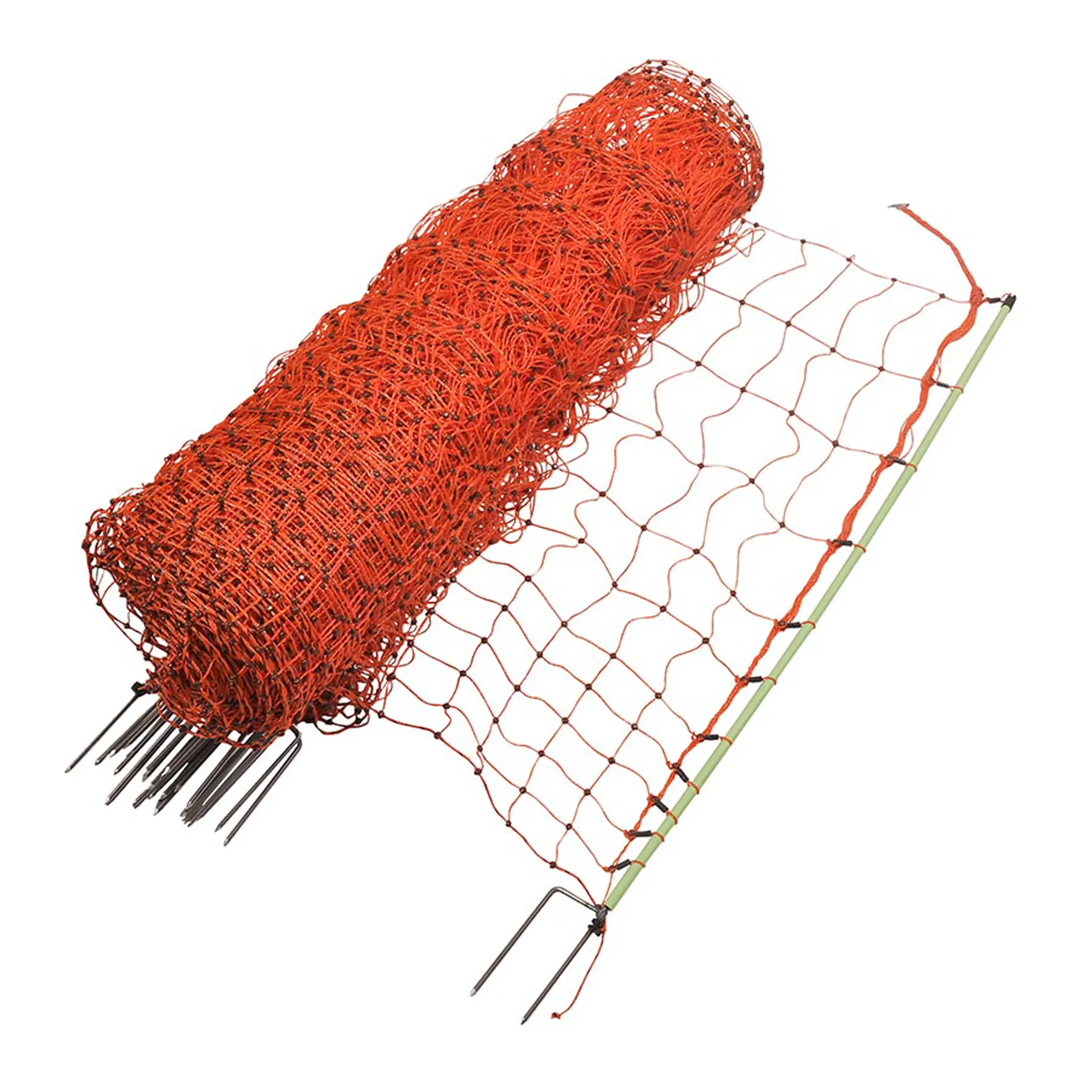 Nethegn til høns, orange 112cm, 50m