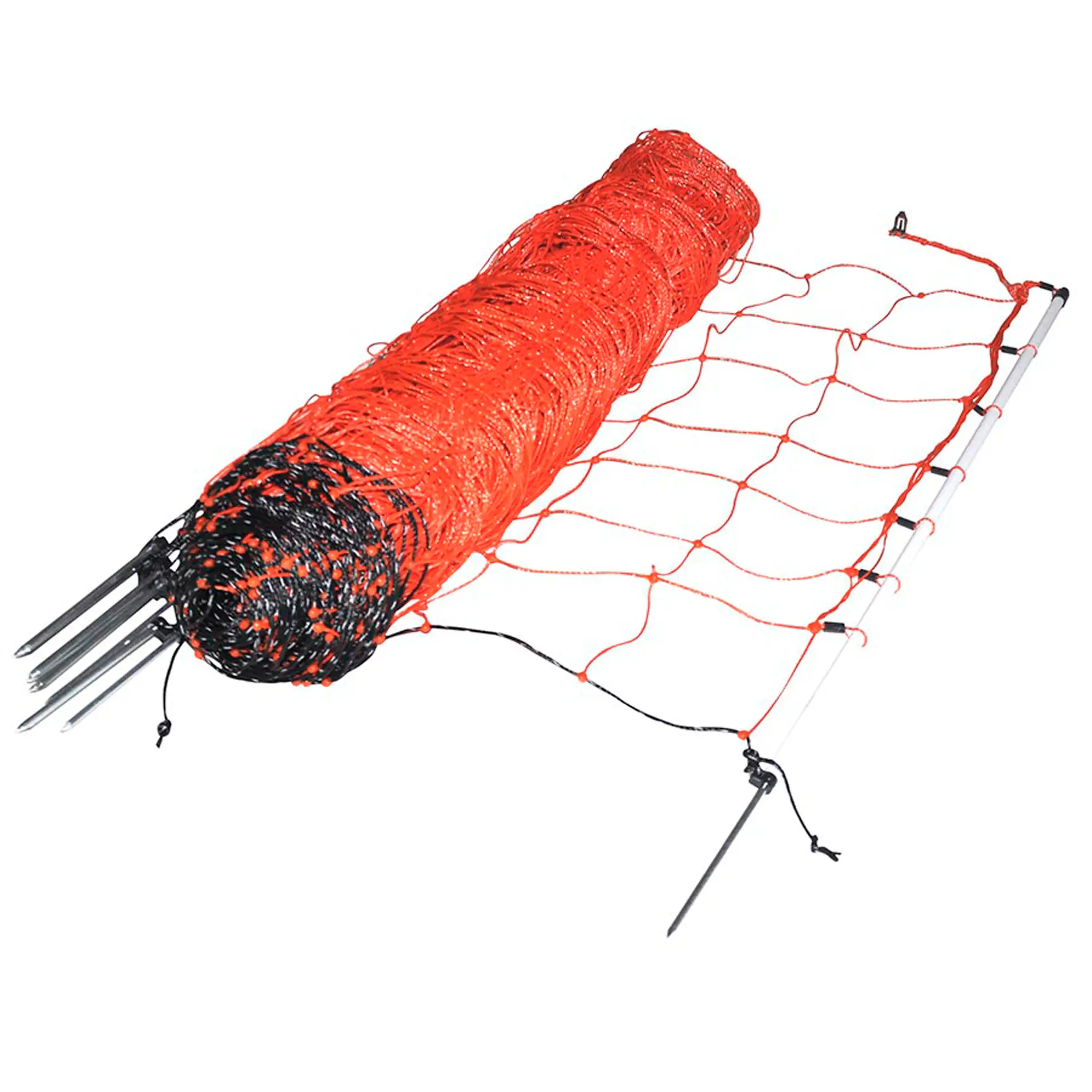 Sheep net, white post, single pin, 90cm, 50m