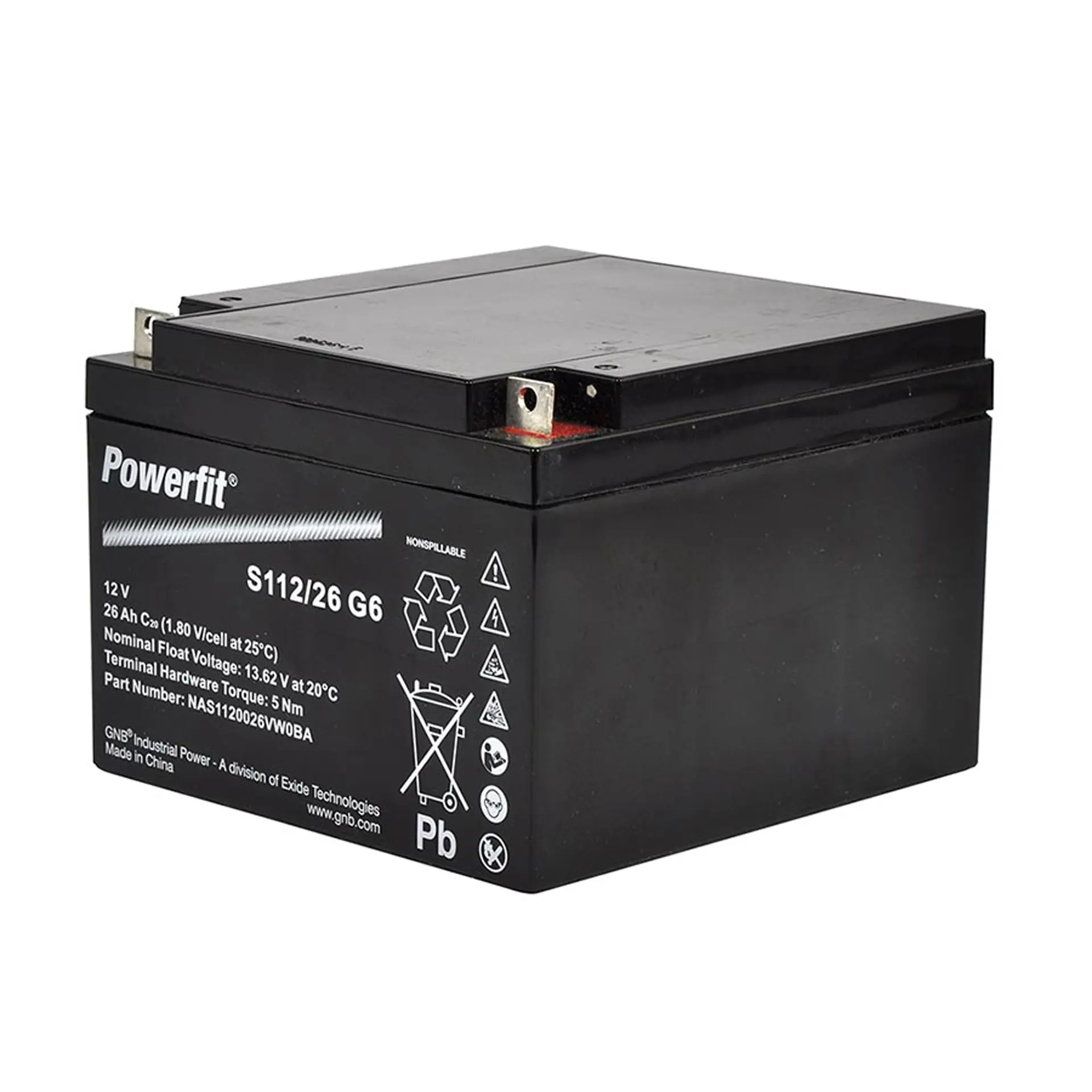 Batterie 12 V (pile gel scellé) (25 Ah)