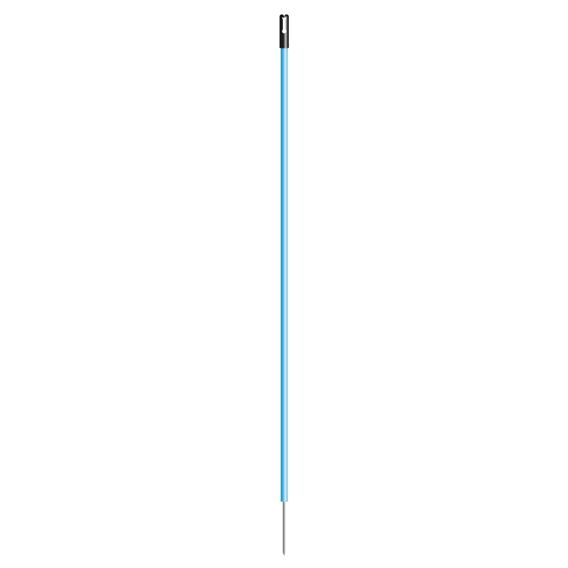 Kunststoffpfahl blau,1,35M + 0,20M Spitze (10 Stück)