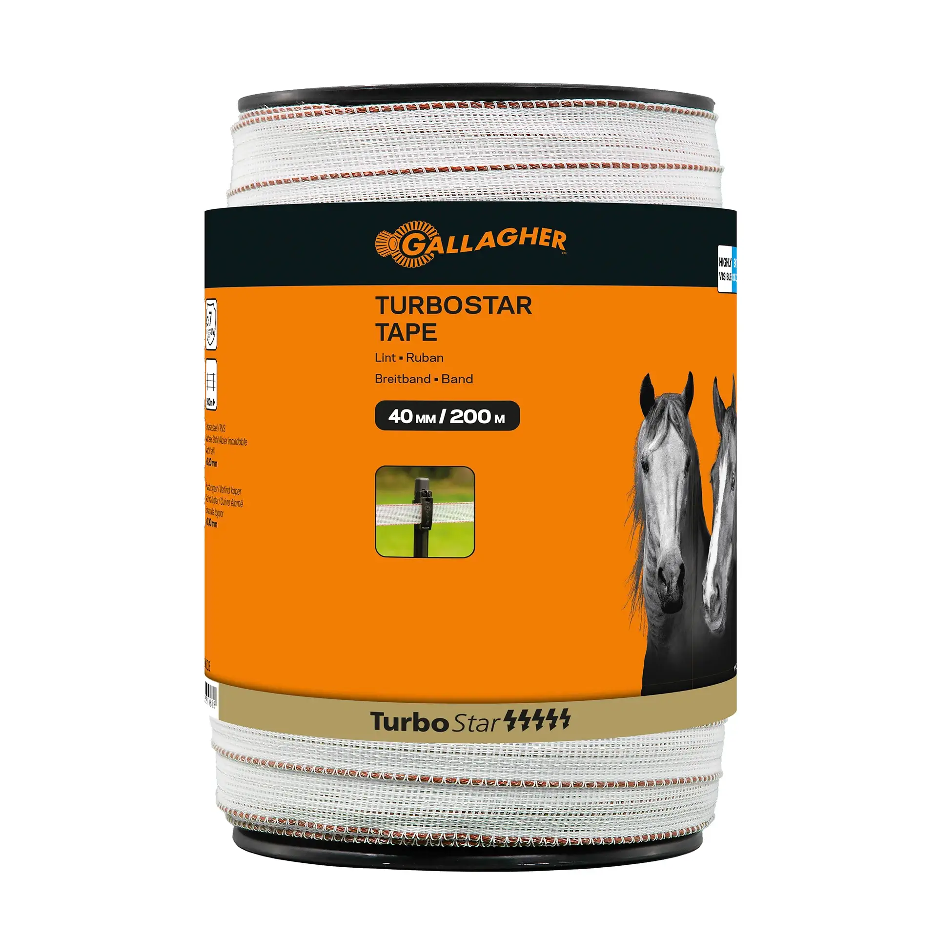 TurboStar tape 40 mm Super (white, 200 metres)