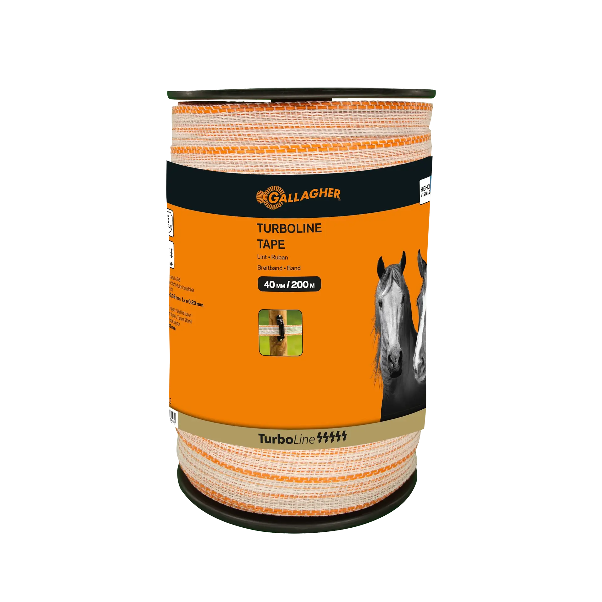 TurboLine lint 40 mm  (wit, 200 meter)