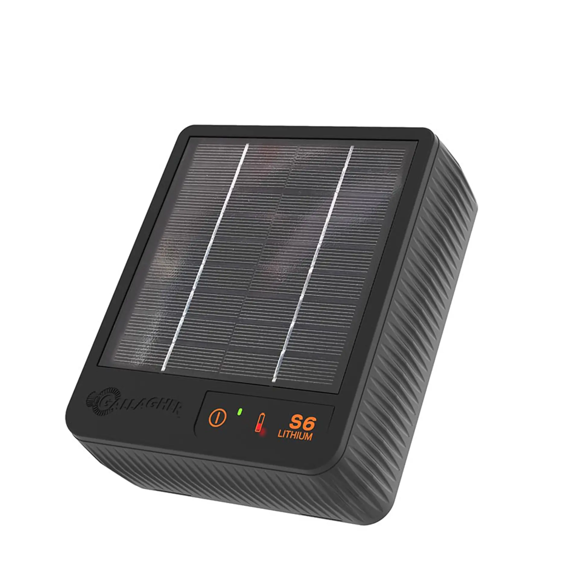 Gallagher S6 Solar schrikdraadapparaat incl. Lithium batterij (3.2 V - 6 Ah)