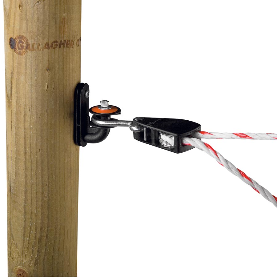 Cord tensioner with roll corner insulator (Rope Tensioner) (1 item)