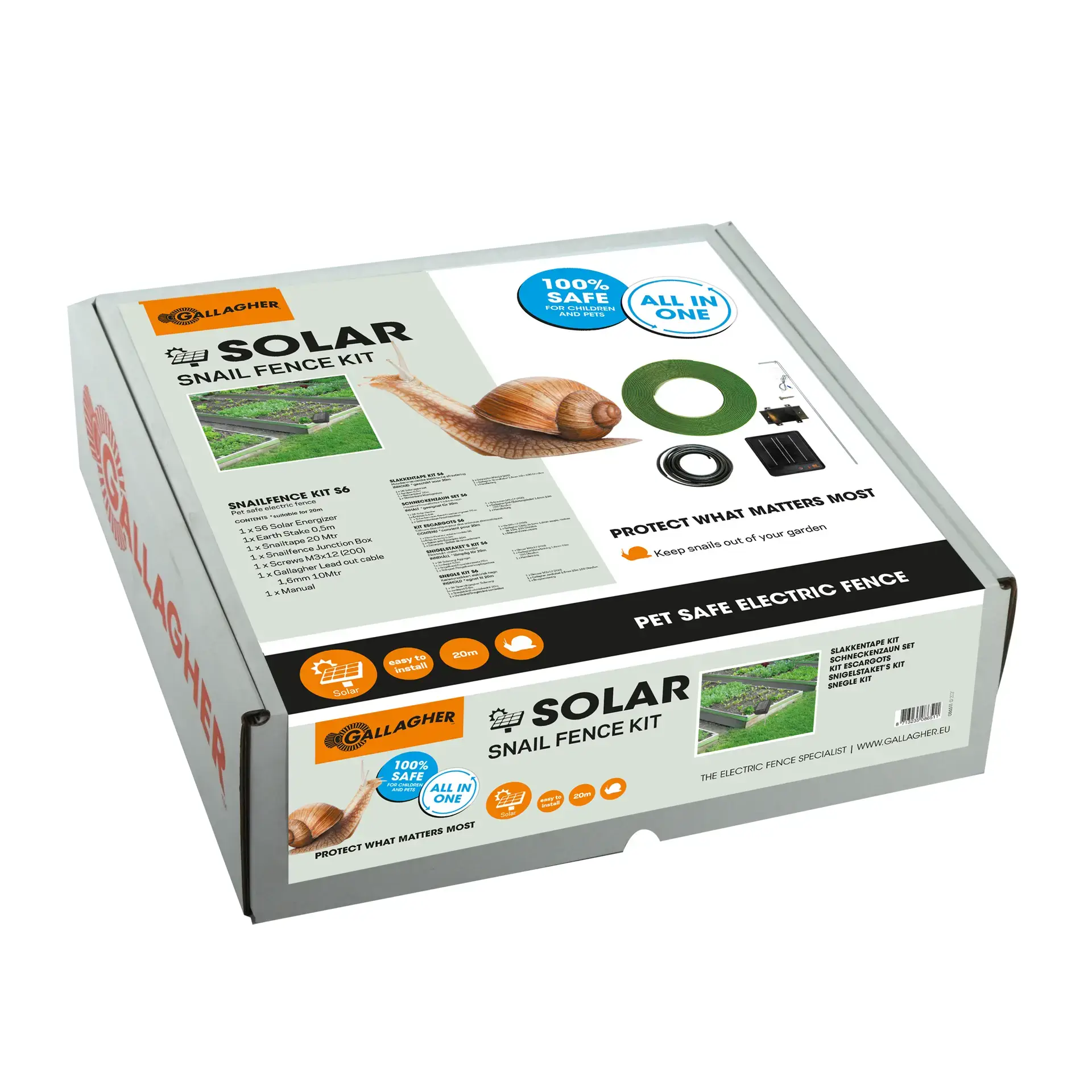 Slakkentape kit S6 Solar (20mtr)