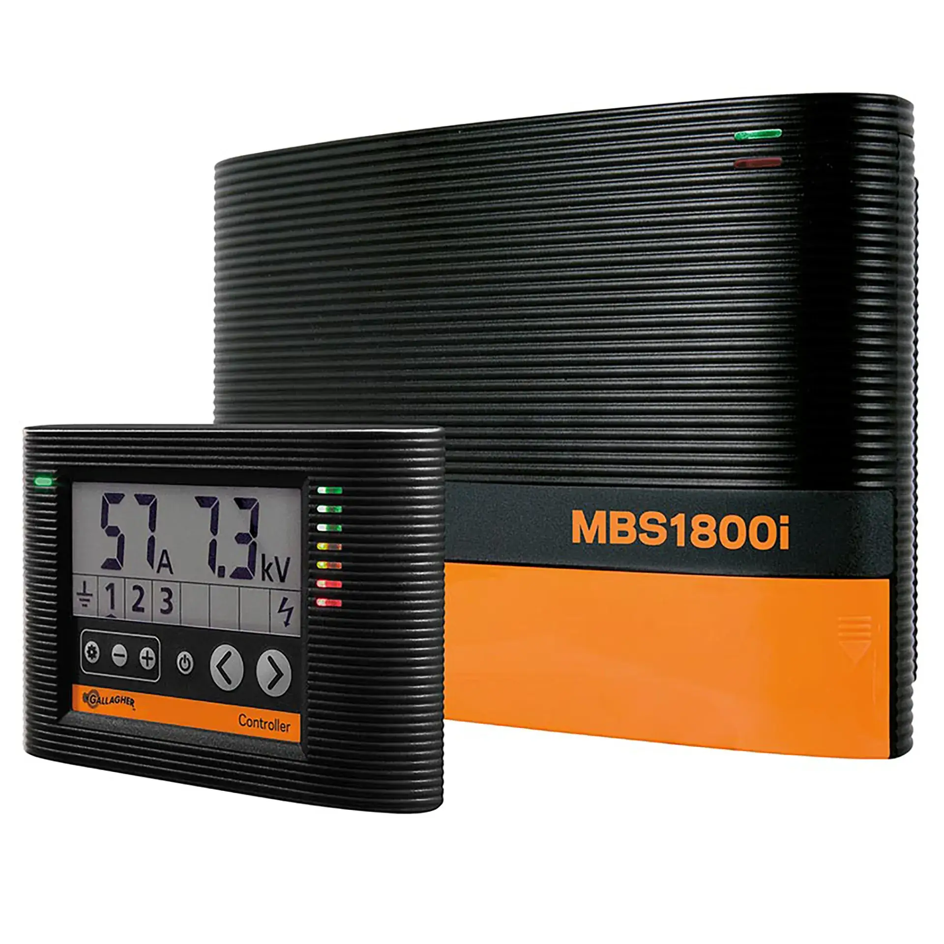 MBS1800i schrikdraadapparaat i Series (230V AC / 12V DC - 14 J)