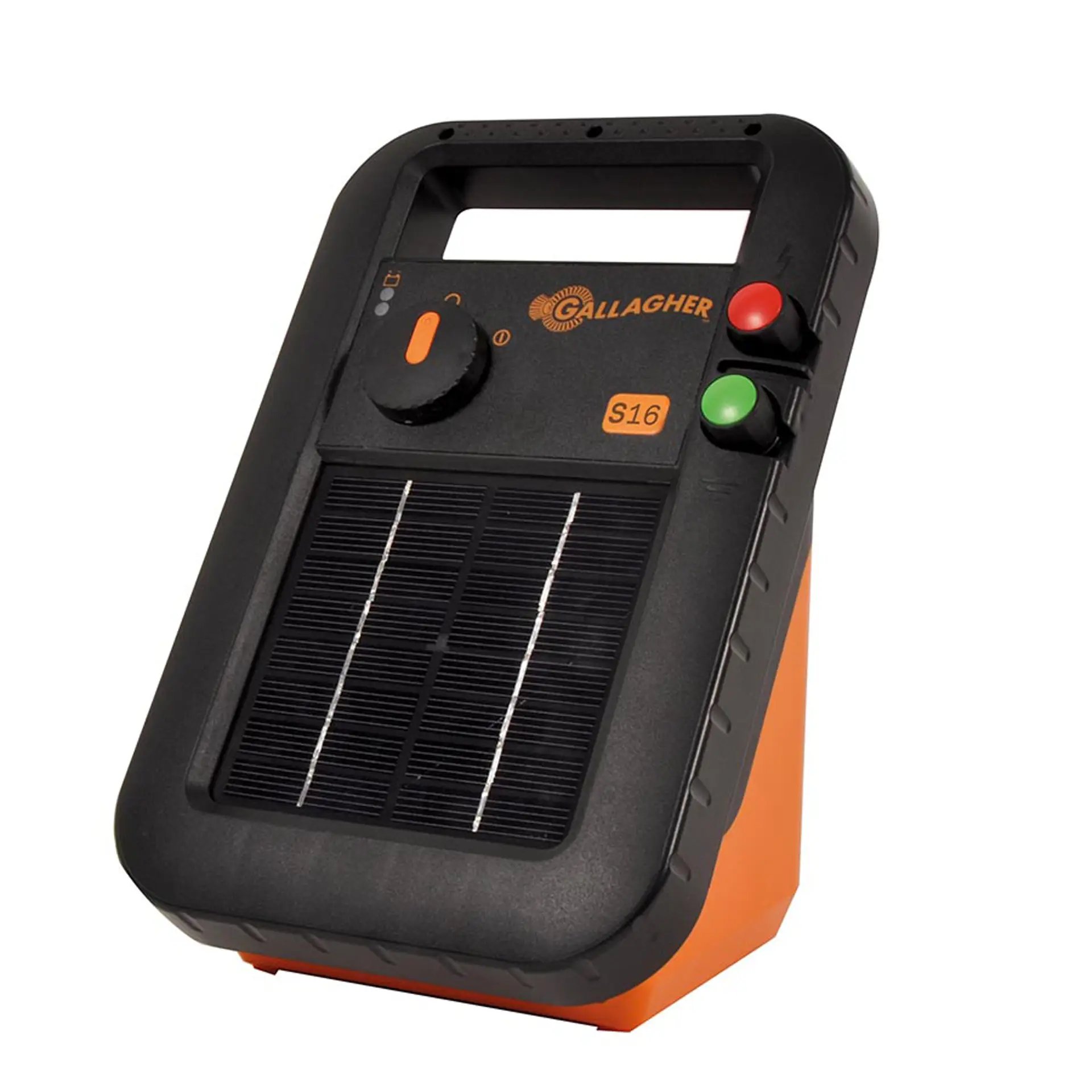 Gallagher S16 solar fence energiser incl. battery (6 V - 4 ah)